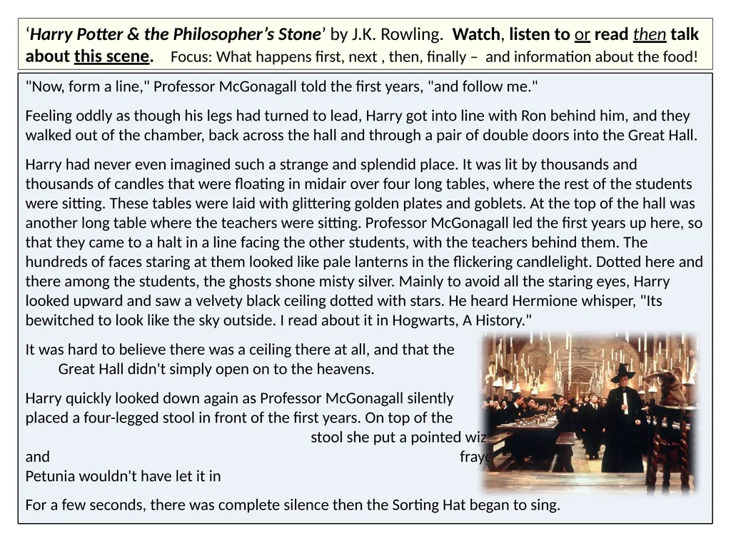 Reading and Understanding: Read, Discuss + Compare - slide 8 of 13