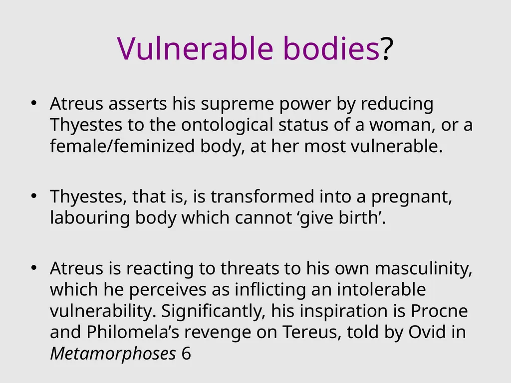 Vulnerable Body Beyond tragic vulnerability: - slide 10 of 13