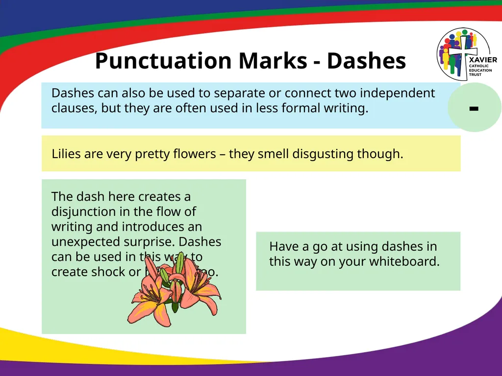 Year 6 SPAG Marking Boundaries NCLO: Using - slide 8 of 12