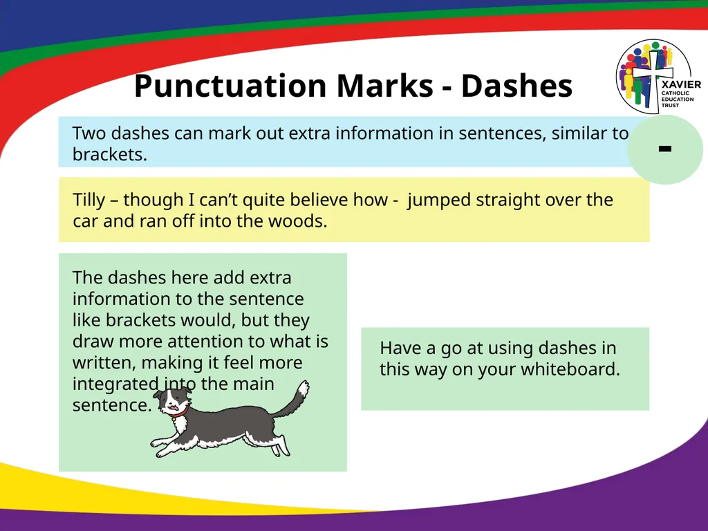 Year 6 SPAG Marking Boundaries NCLO: Using - slide 9 of 12