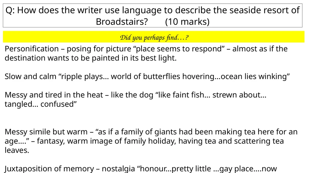 How Practice questions Key points to remember: - slide 32 of 38