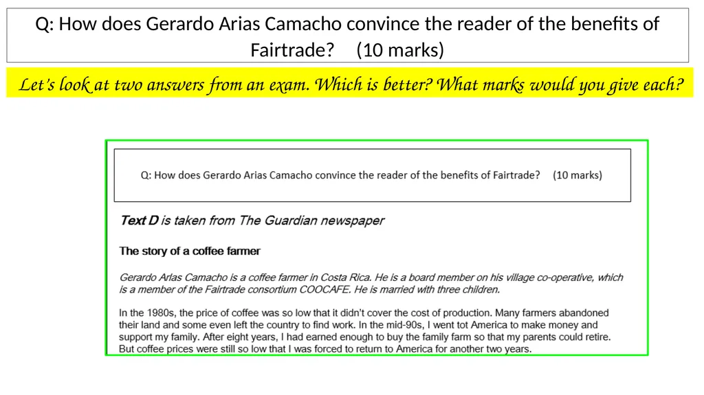 How Practice questions Key points to remember: - slide 15 of 38