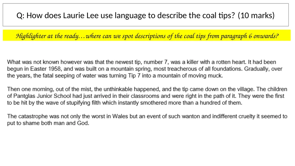 How Practice questions Key points to remember: - slide 6 of 38