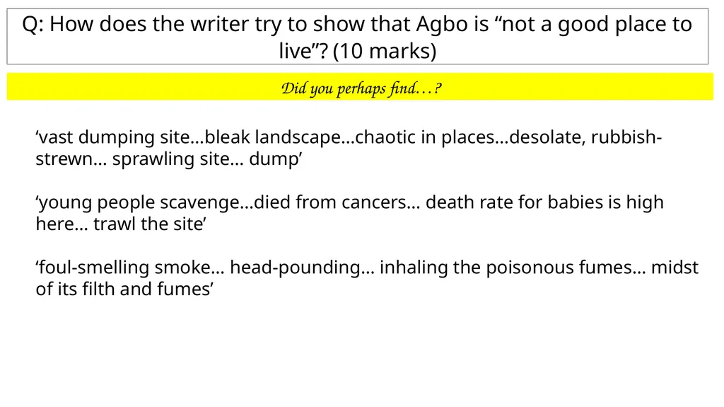 How Practice questions Key points to remember: - slide 20 of 38