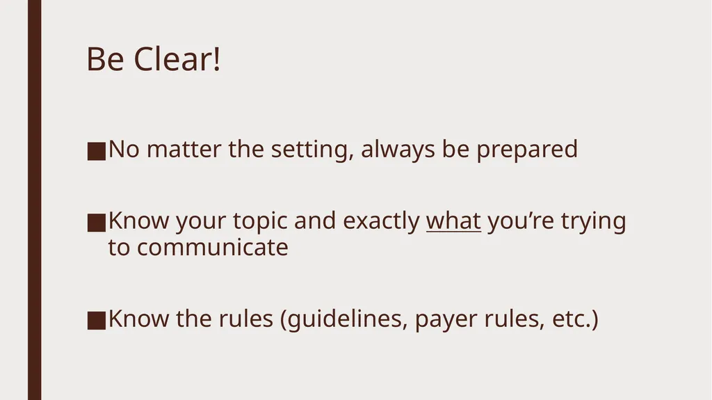 COMMUNICATING WITH PROVIDERS Emily Schmidt - slide 15 of 50