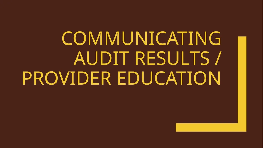COMMUNICATING WITH PROVIDERS Emily Schmidt - slide 44 of 50