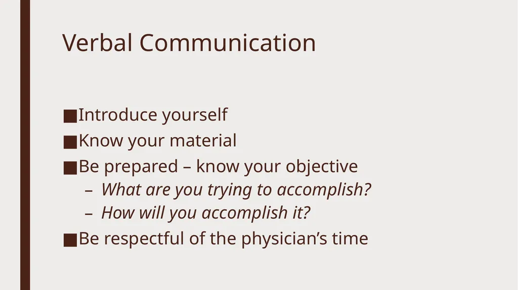COMMUNICATING WITH PROVIDERS Emily Schmidt - slide 12 of 50