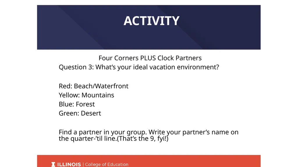 Title CI405 ORIENTATION Fall 2021 WELCOME! Come - slide 8 of 19