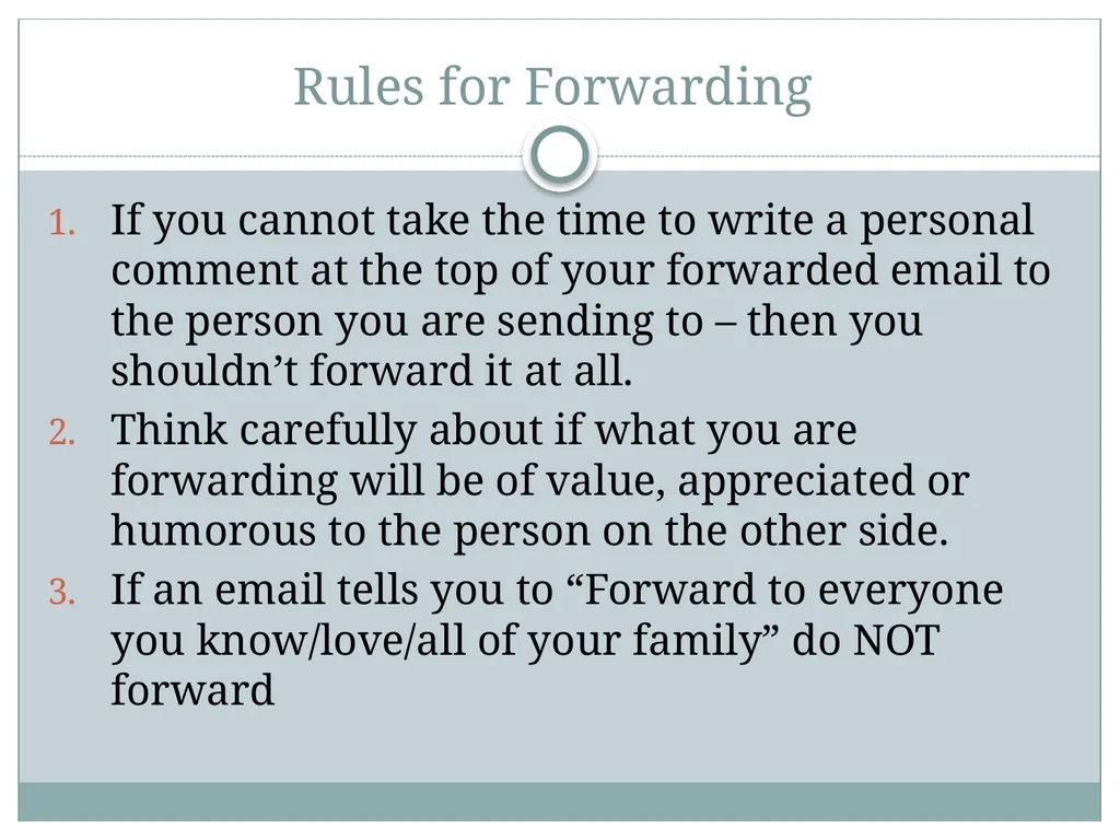 This is a discussion on email etiquette, with a - slide 12 of 17