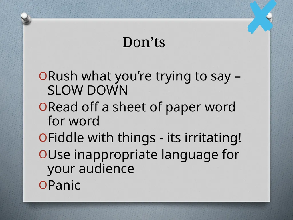 Presentation Skills “After violent death, most - slide 11 of 14