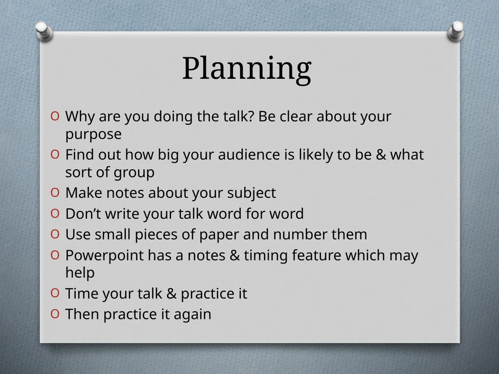 Presentation Skills “After violent death, most - slide 3 of 14