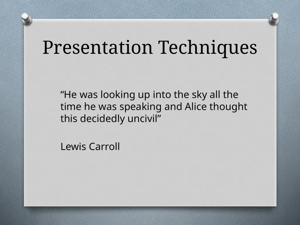 Presentation Skills “After violent death, most - slide 5 of 14