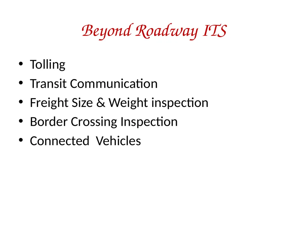 Robert Arnold Federal Highway Administration - slide 10 of 12