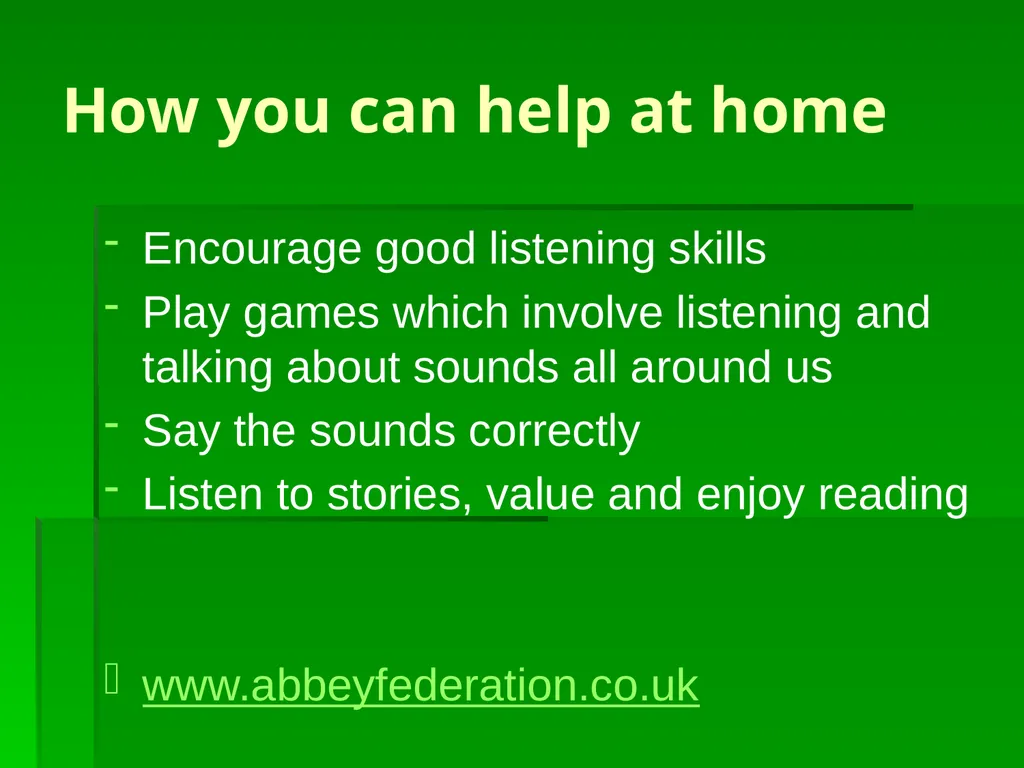 Phun with Phonics! Abbey Nursery Reading Workshop - slide 15 of 16