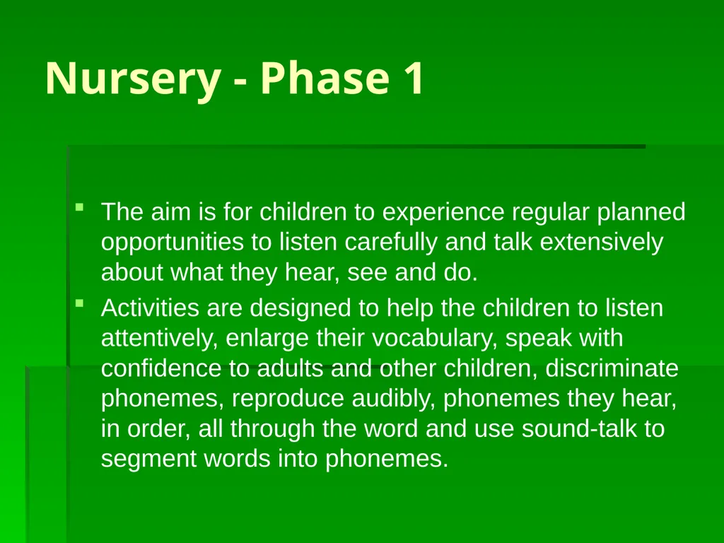 Phun with Phonics! Abbey Nursery Reading Workshop - slide 4 of 16