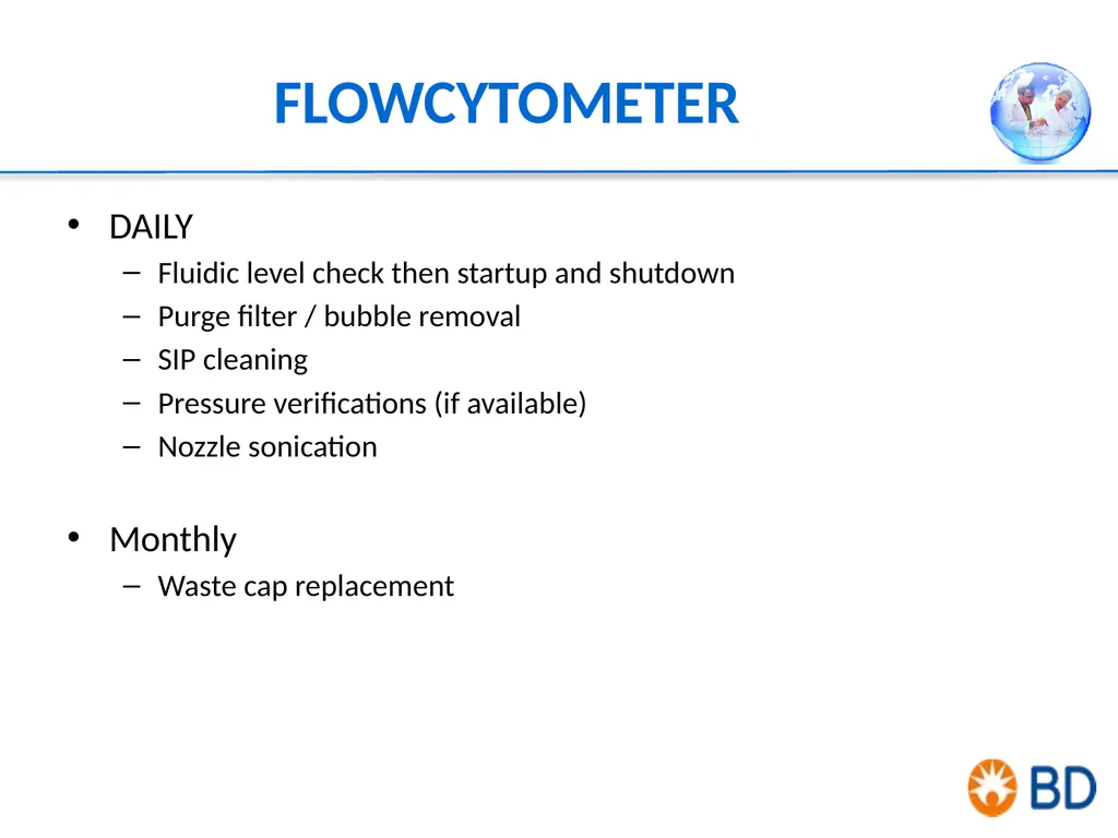 3- Part and 5- Part Analyzers DAILY Fluidic level - slide 3 of 7