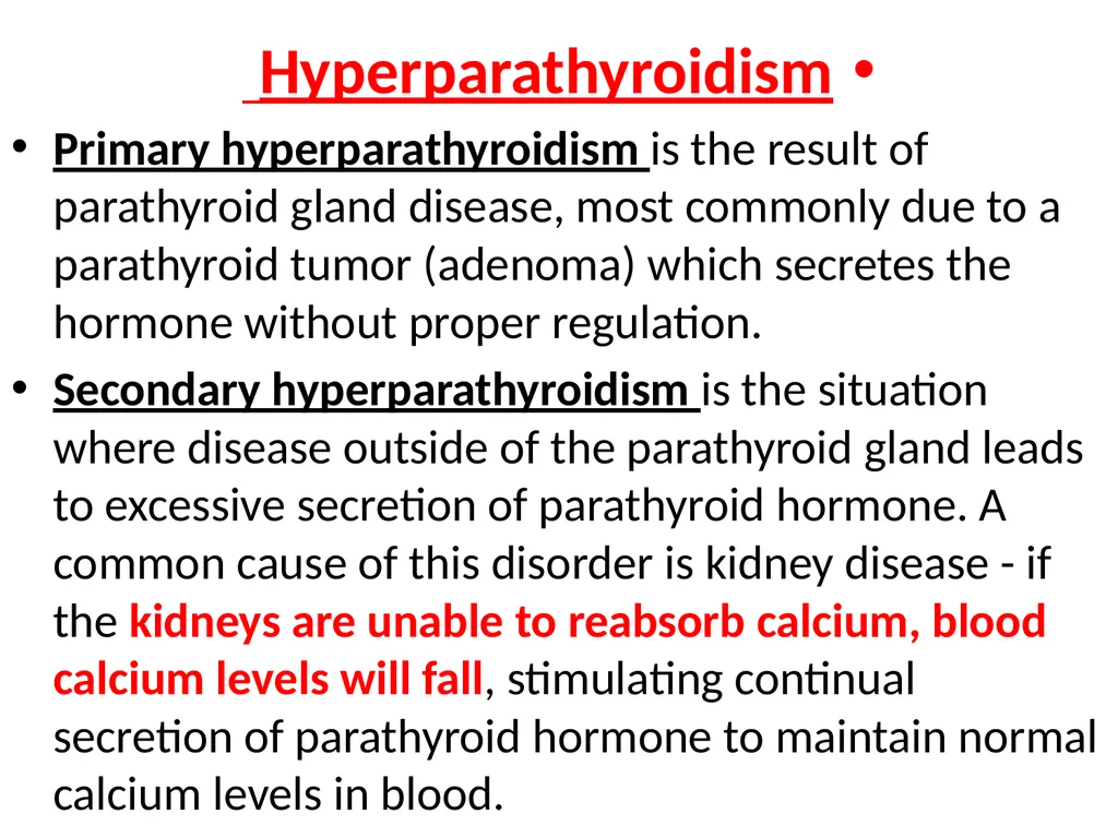 The major function of the parathyroid glands is to - slide 15 of 18