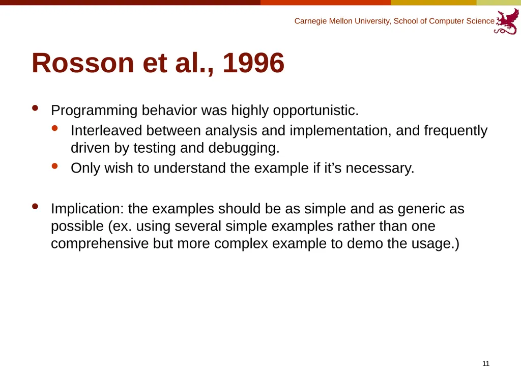 Finding Code to Reuse Kerry Chang Human-Computer - slide 11 of 37