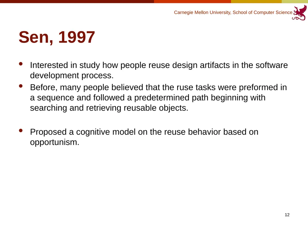 Finding Code to Reuse Kerry Chang Human-Computer - slide 12 of 37