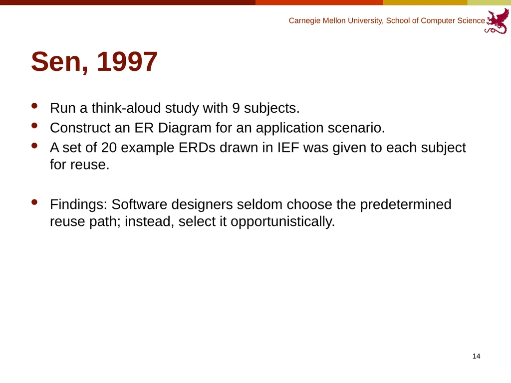 Finding Code to Reuse Kerry Chang Human-Computer - slide 14 of 37