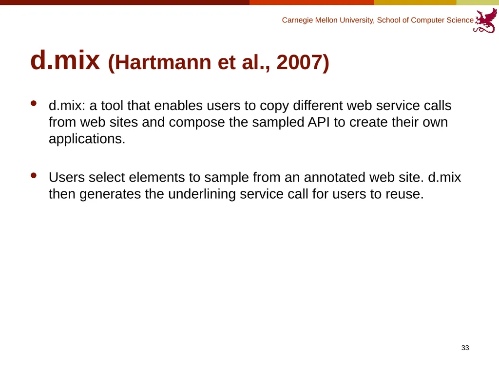Finding Code to Reuse Kerry Chang Human-Computer - slide 33 of 37