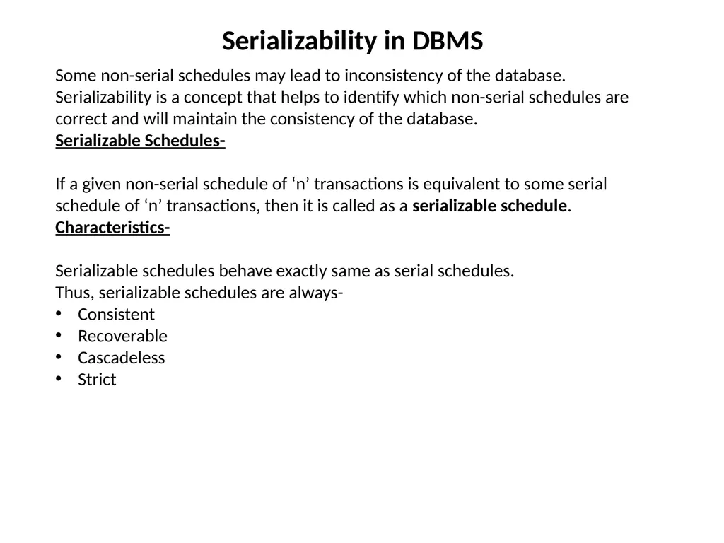 Transactions In DBMS “Transaction is a set of - slide 19 of 38