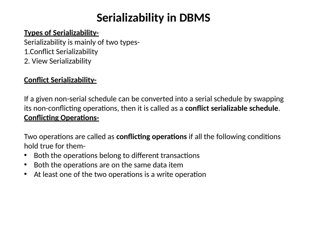 Transactions In DBMS “Transaction is a set of - slide 21 of 38