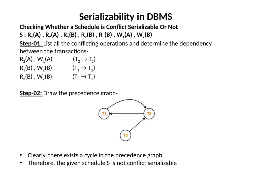 Transactions In DBMS “Transaction is a set of - slide 23 of 38