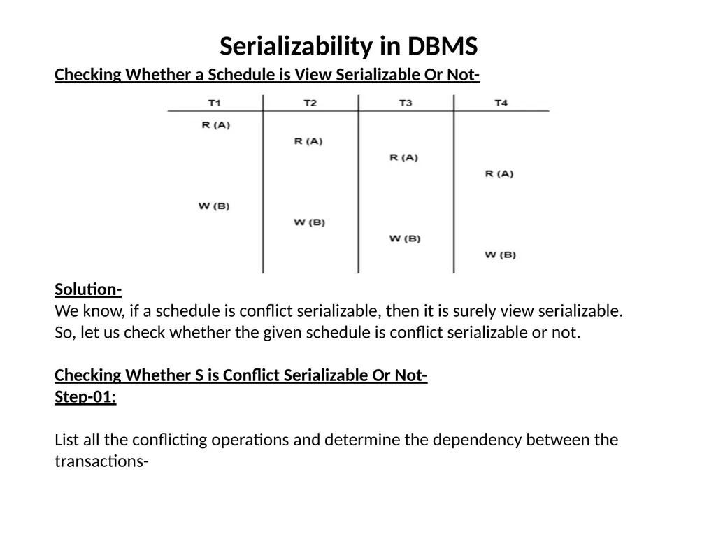 Transactions In DBMS “Transaction is a set of - slide 26 of 38
