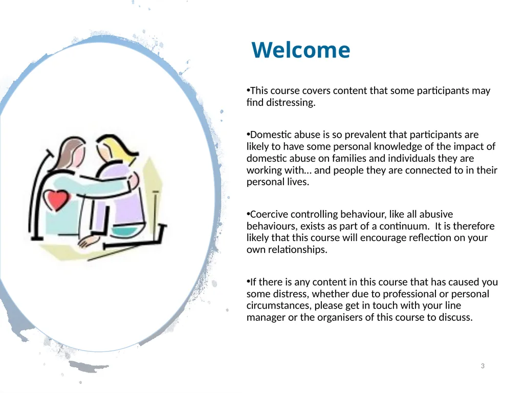 Coercive Controlling Behaviour in an intimate or - slide 3 of 39