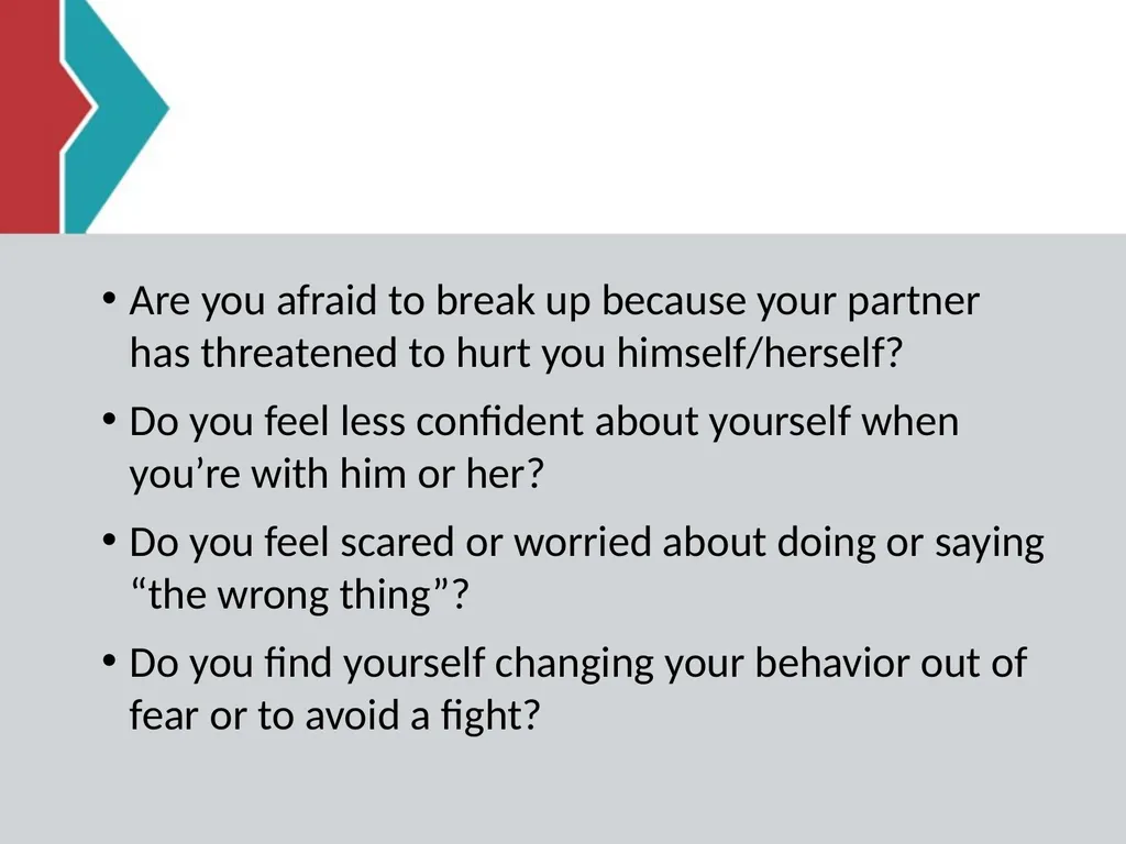 RELATIONSHIP and DATING VIOLENCE GENERAL - slide 26 of 37