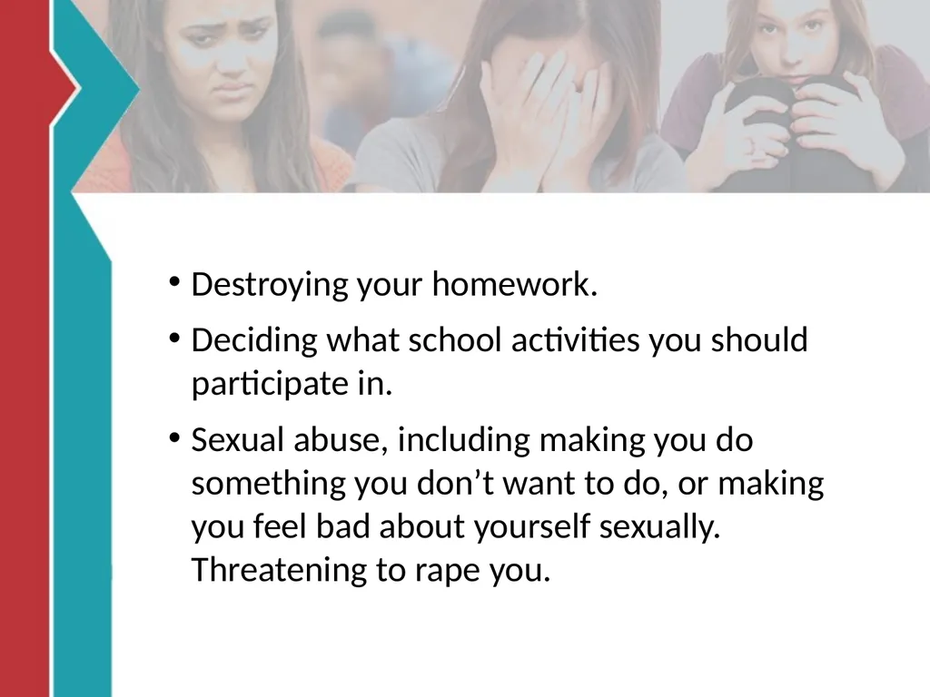 RELATIONSHIP and DATING VIOLENCE GENERAL - slide 4 of 37