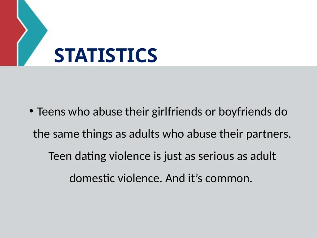 RELATIONSHIP and DATING VIOLENCE GENERAL - slide 7 of 37