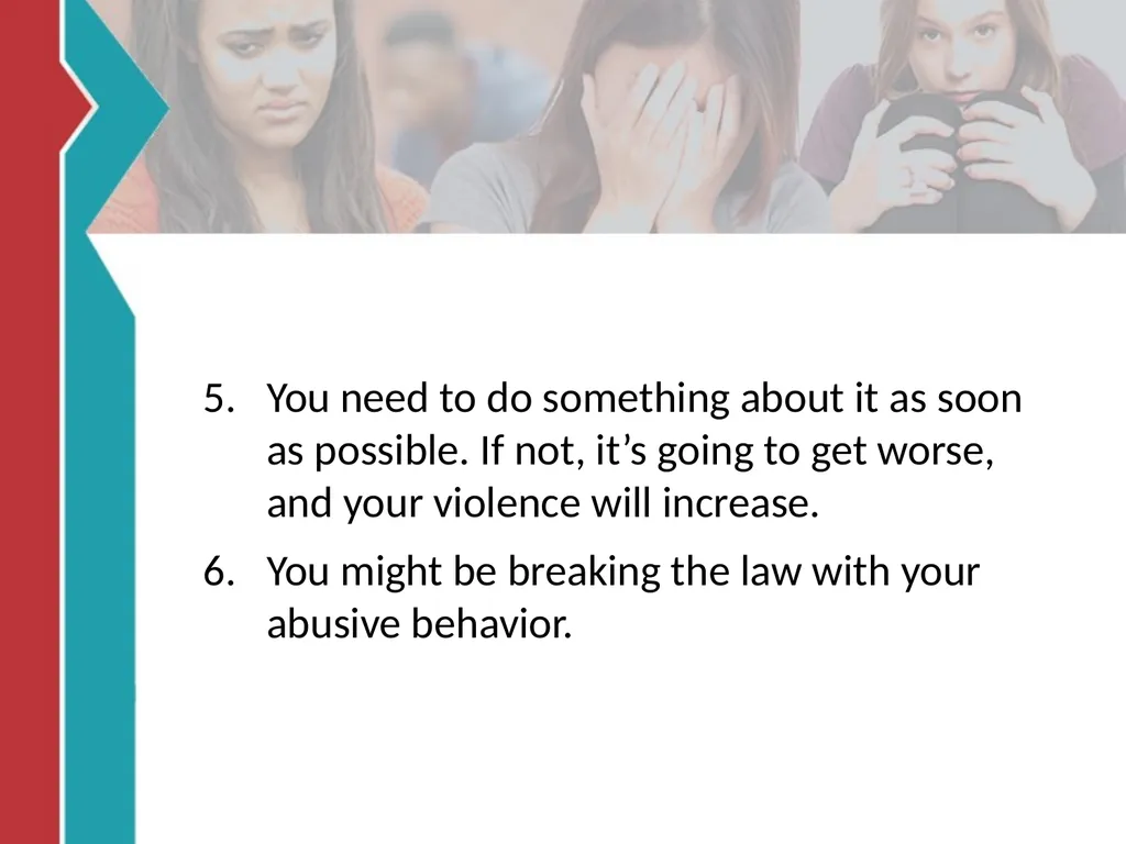RELATIONSHIP and DATING VIOLENCE GENERAL - slide 22 of 37