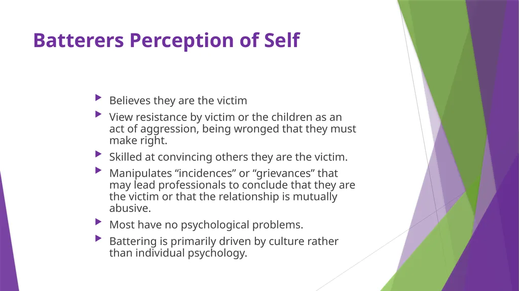 Intimate Partner Violence: Understanding the - slide 9 of 29
