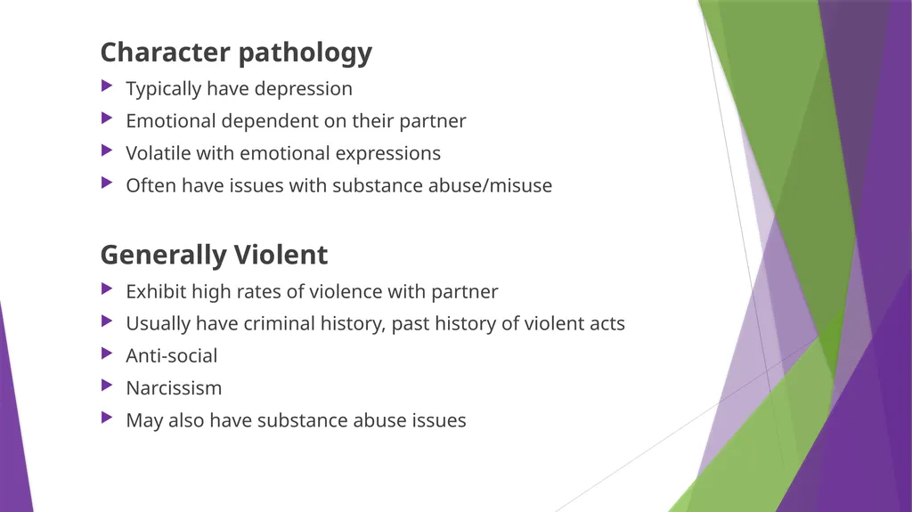 Intimate Partner Violence: Understanding the - slide 14 of 29