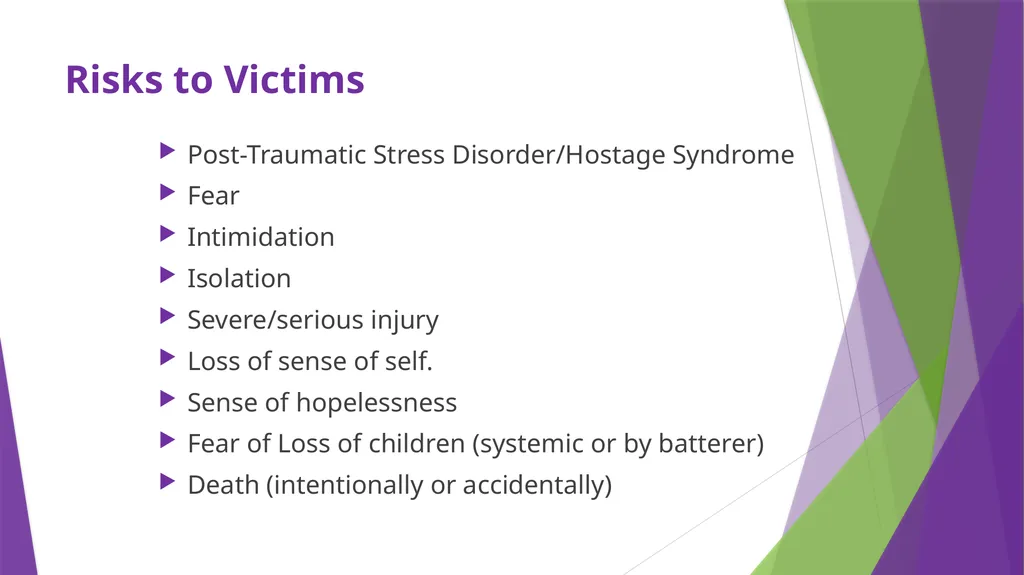 Intimate Partner Violence: Understanding the - slide 15 of 29