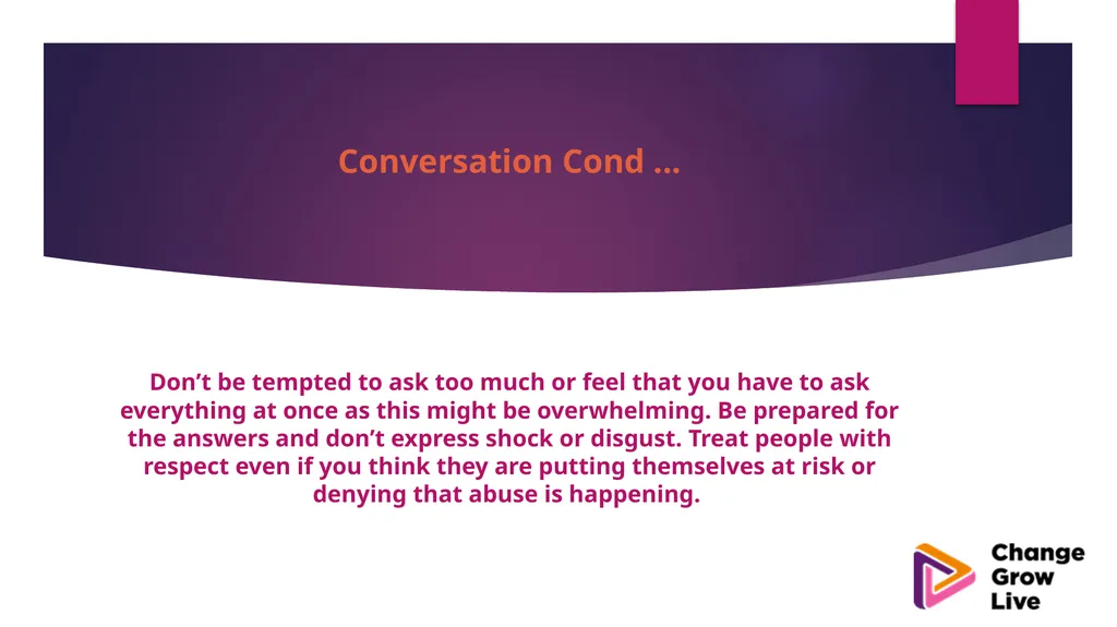 DOMESTIC ABUSE – YOU ARE NOT ALONE !!!!! Domestic - slide 14 of 35