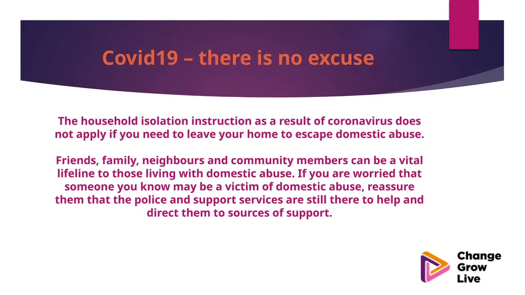 DOMESTIC ABUSE – YOU ARE NOT ALONE !!!!! Domestic - slide 2 of 35