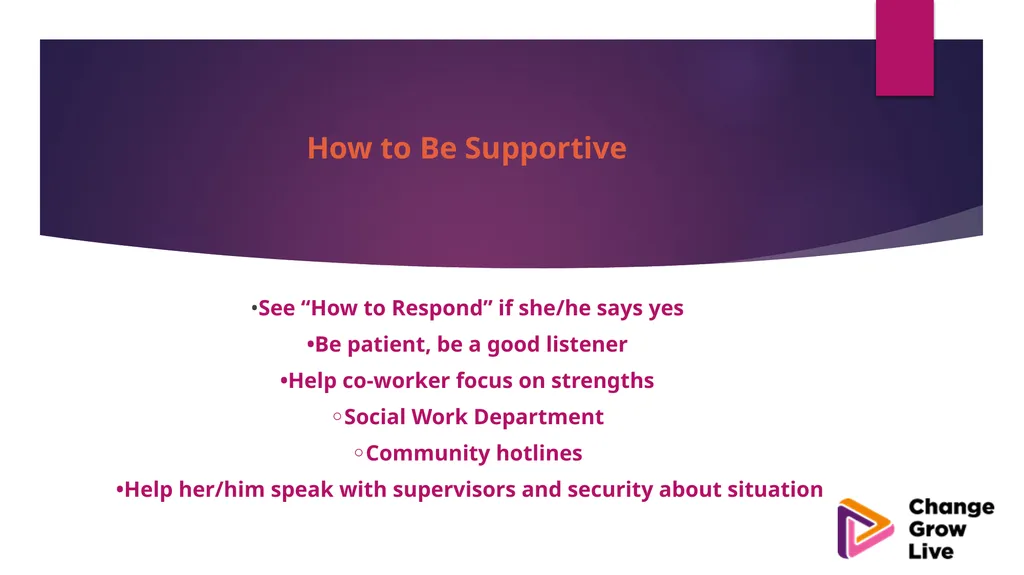 DOMESTIC ABUSE – YOU ARE NOT ALONE !!!!! Domestic - slide 32 of 35