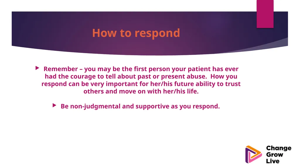 DOMESTIC ABUSE – YOU ARE NOT ALONE !!!!! Domestic - slide 27 of 35