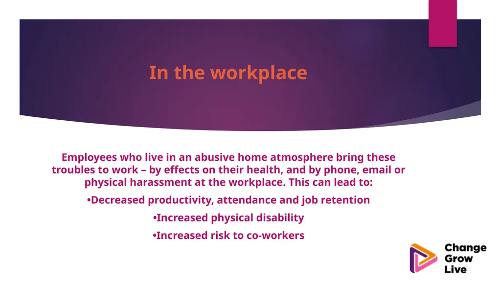DOMESTIC ABUSE – YOU ARE NOT ALONE !!!!! Domestic - slide 34 of 35