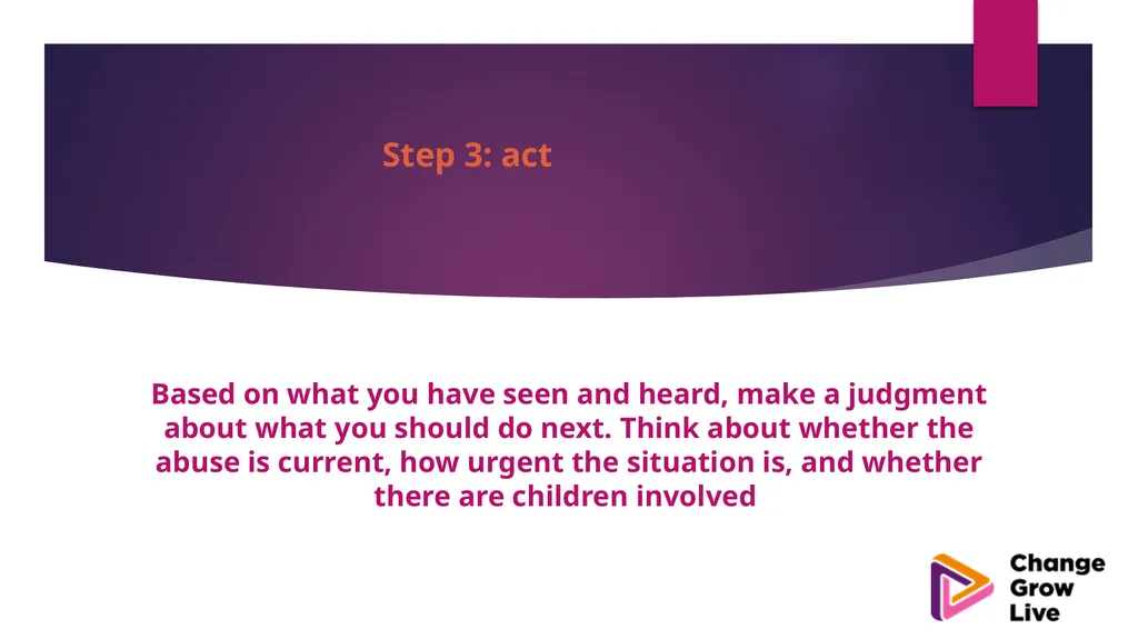 DOMESTIC ABUSE – YOU ARE NOT ALONE !!!!! Domestic - slide 15 of 35