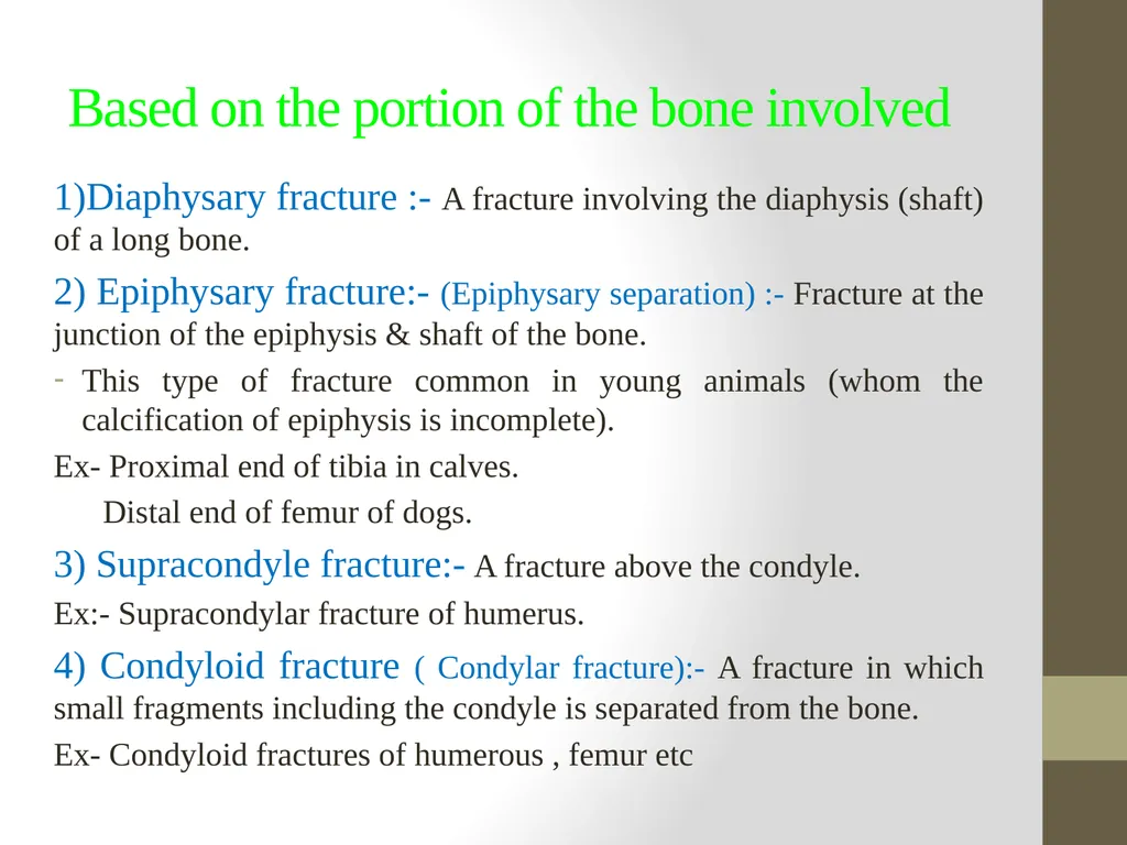 FRACTURE CLASSIFICATION Submitted by:- DR.Kumari - slide 8 of 16