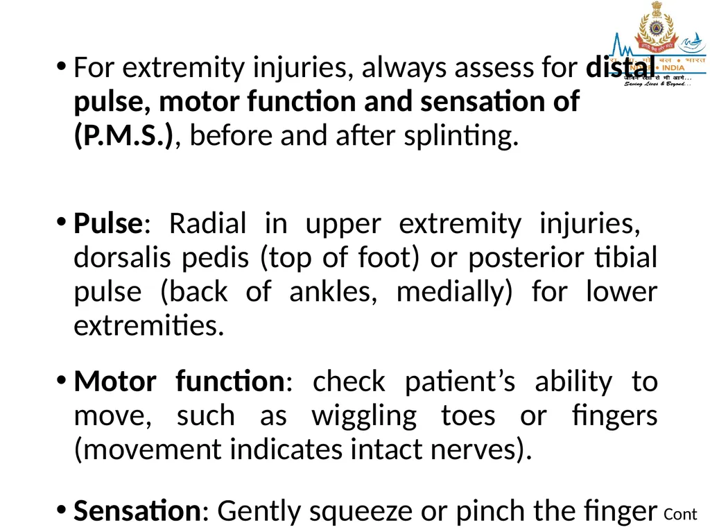MUSCULOSKELETAL INJURIES LESSON -20 BY JITENDER - slide 24 of 58