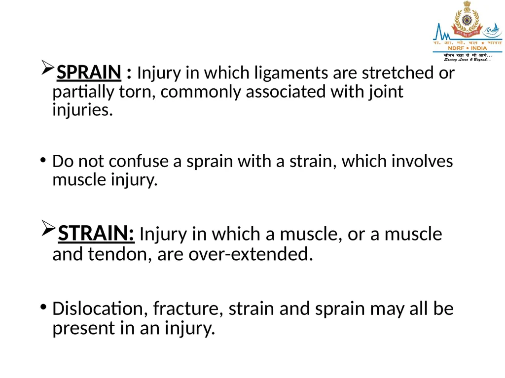 MUSCULOSKELETAL INJURIES LESSON -20 BY JITENDER - slide 10 of 58