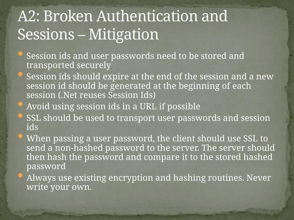 Web Application Secure Coding Do not try any of - slide 16 of 45