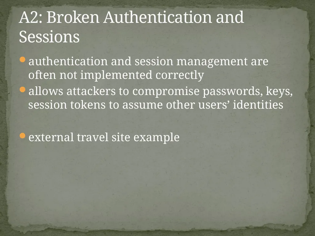 Web Application Secure Coding Do not try any of - slide 14 of 45