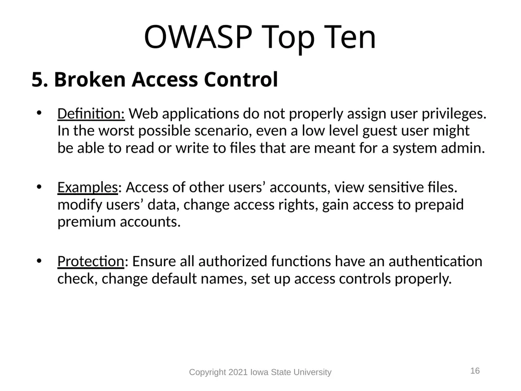 1 Web Vulnerabilities Module 9 Module 9 Agenda Web - slide 16 of 24