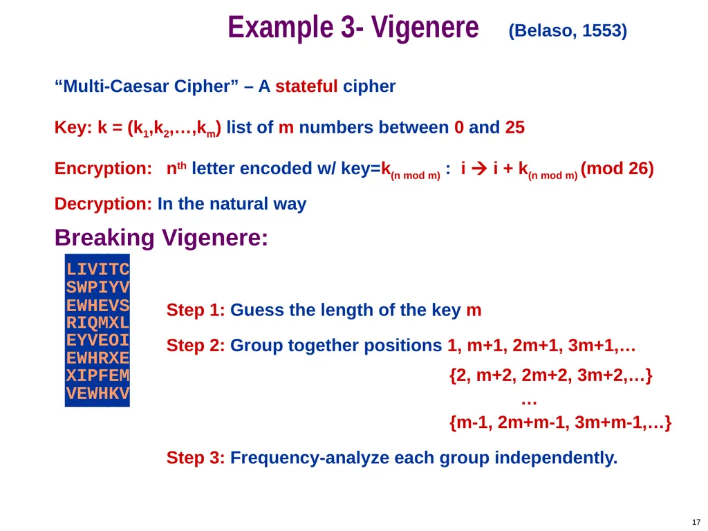 COS 433: Cryptography Princeton University Spring - slide 17 of 24
